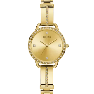 GUESS Ladies Gold Tone Analog Watch