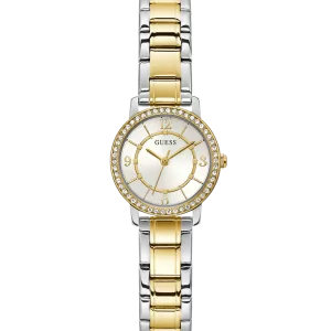 GUESS Ladies Silver Tone/Gold Tone Analog Watch