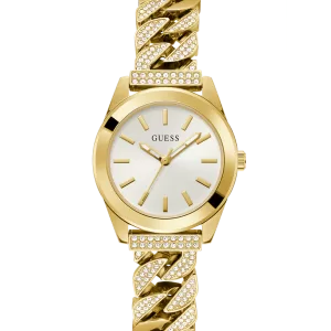 GUESS Ladies Gold Tone Analog Watch