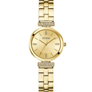 GUESS Ladies Gold Tone Analog Watch