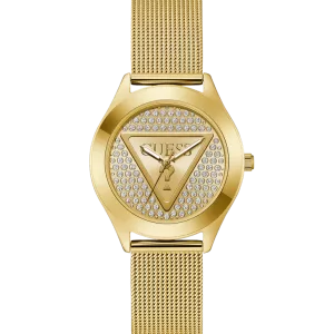 GUESS Ladies Gold Tone Analog Watch