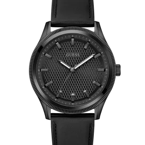 GUESS Mens Black Analog Watch
