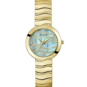 GUESS Ladies Gold Tone Analog Watch