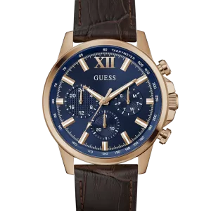 GUESS Mens Brown Multi-function Watch