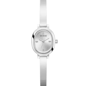 GUESS Ladies Silver Tone Analog Watch