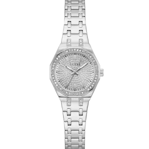 GUESS Ladies Pixie Silver Tone Analog Watch