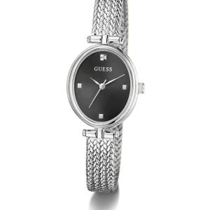 GUESS Ladies Ruby Silver Tone Analog Watch