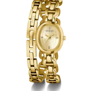 GUESS Ladies Gold Tone Analog Watch