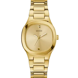 GUESS Ladies Gold Tone Analog Watch